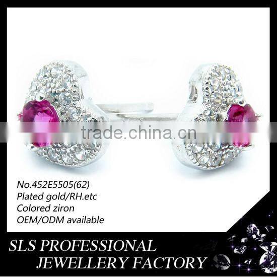 New design rings german silver jewelry fashion heart shape german silver jewelry fashion