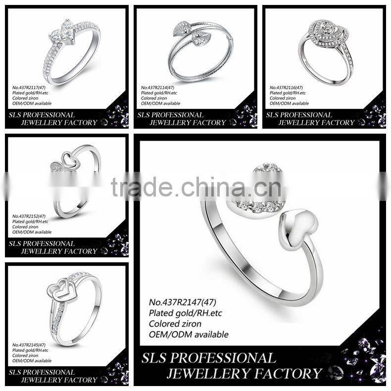 wholesale unique ring jewelry ture love 925 silver diamond ring for wedding, party, gift, anniversary occation