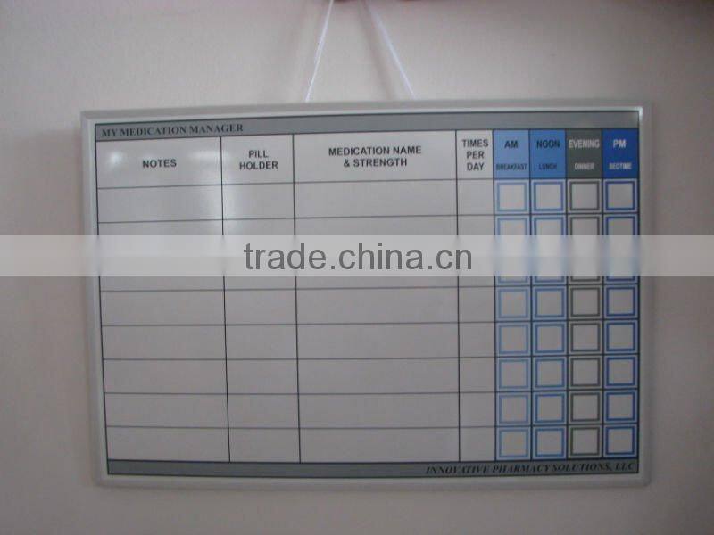 Plastic Frame Whiteboard With Marker Pen