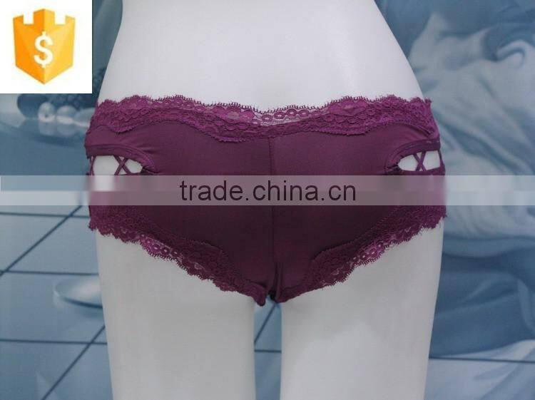 2016 lastest designed sexy lace panty for lady ,wholesale fashion nightwear panty