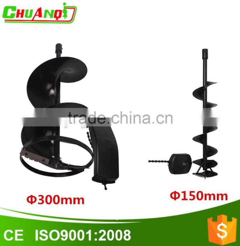 High Carbon Steel Materil Auger Bits / Ice drills for earth auger drilling machine