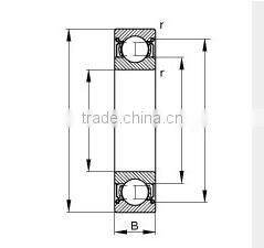 high precision 6200series high temperature bearing deep groove ball bearing 623with OEM services