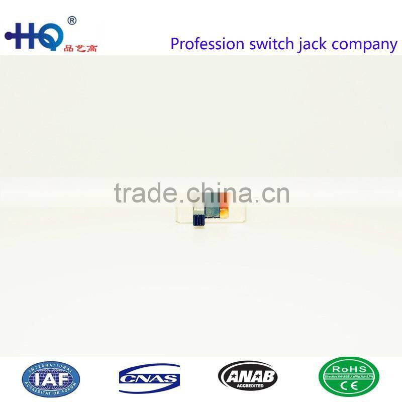 SS-13D01G5 high quality overheat 3position 1P3T vertical slide switch slide switch