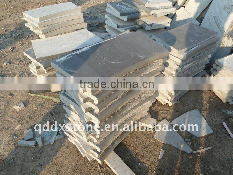 chinese honed bluestone wall caps