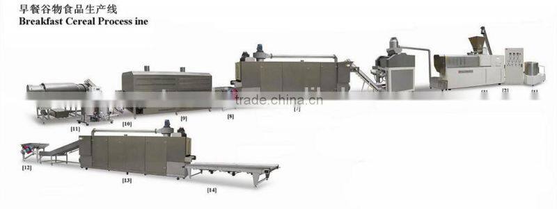 Hot selling full automatic corne flakes machine with high quality and low price