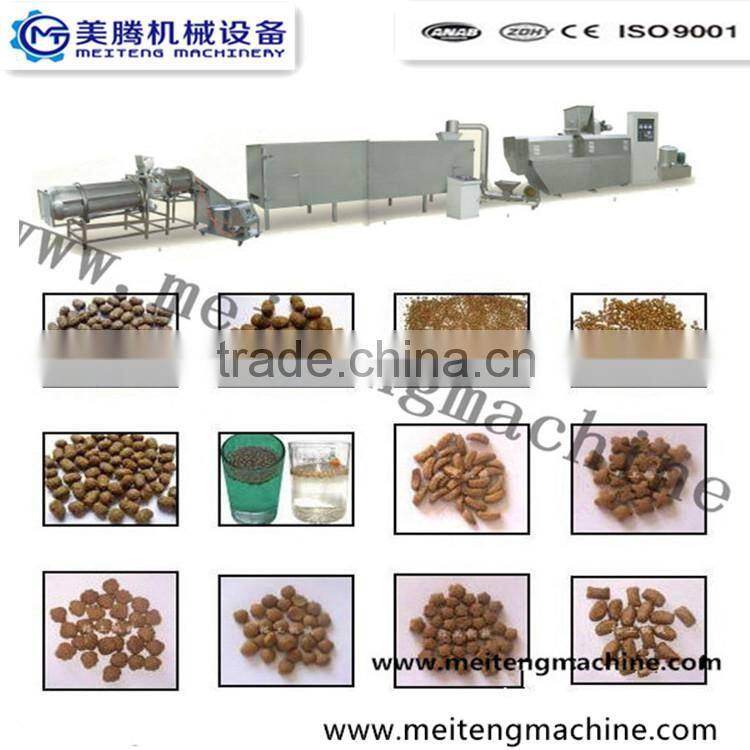 2014 twin screw extruder pet food process line