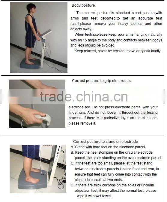 alibaba china/new product body analyzer machine/tanita body composition analyzer