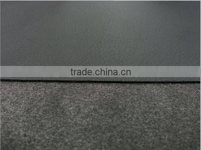 Microfiber pu leather for shoes belt with burn resistance feature