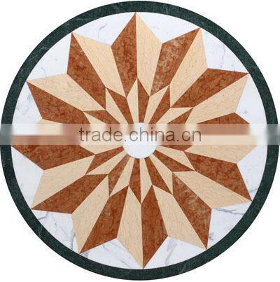Marble water jet, water jet marble medallion