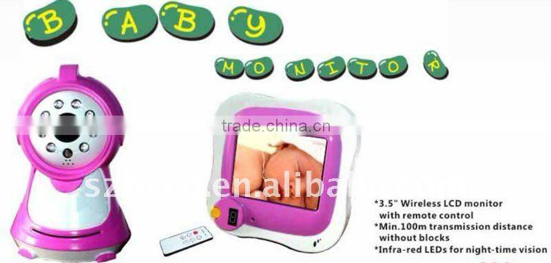 Newest 3.5 Inch screen wireless baby monitor