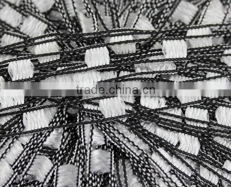 Doped Dyed Polyester/Nylon Fancy Ladder Yarn For Knitting Clothes