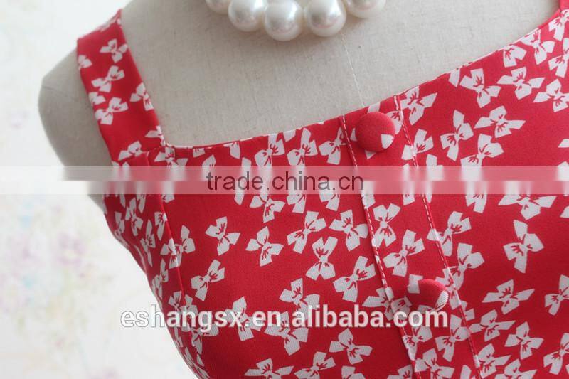 Ladies cotton printed sexy tight mini skirt