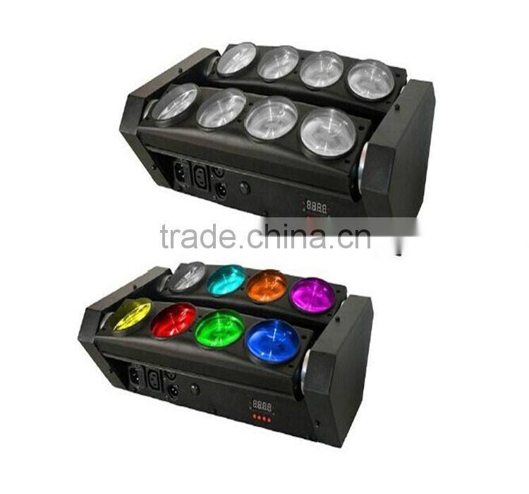 8x12w 4in1 LED spider light Led Moving Head Beam Wash Spot Light Dj Disco Club Party Wedding Stage Effect Lighting