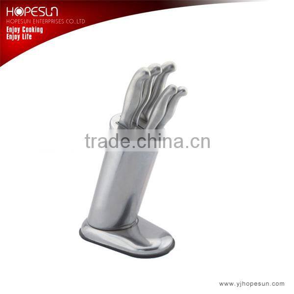 Kitchen knife sets with wooden block and chicken scissors