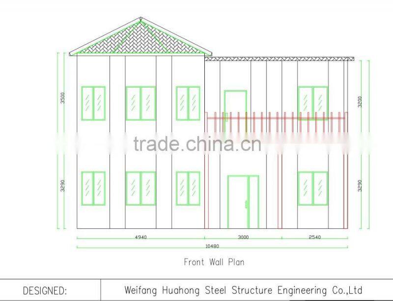 2016 Hot Sell! New Technology Strong and Durable Chinese Prefabricated House