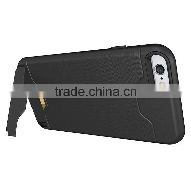 2016 case with card slots and standing function Wonderful Hard Shockproof Heavy Duty Armor Case for iphone 6 case