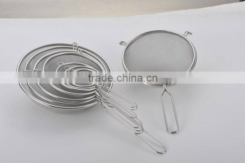 stainless steel mesh strainer industrial/ sieve colander