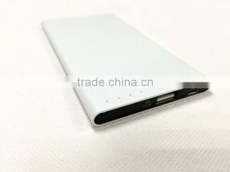 W280 Creative Lithium-ion polymer ultra slim power bank 3000mAh manufacture private external battery charger for iphone 5 6