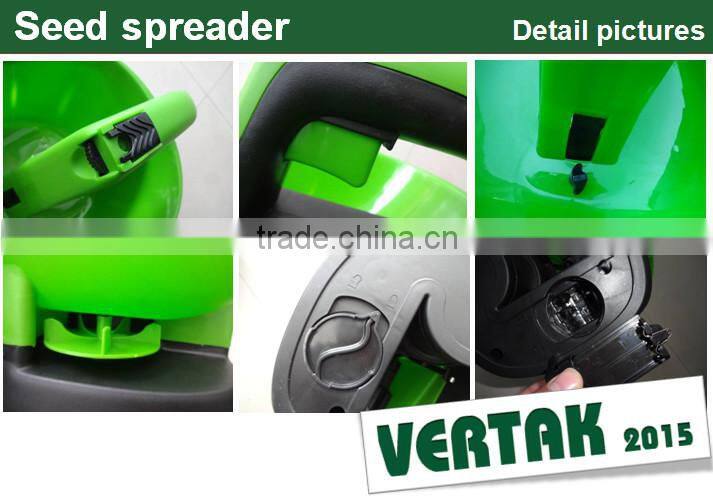 New arrival electric seed spreader,2.7L seed spreader with CE/GS/EMC certificates