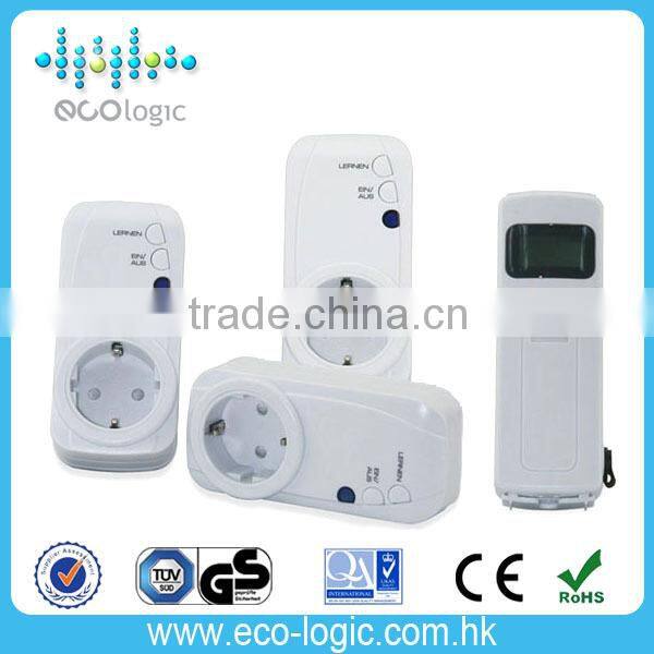 New design auto thermostat socket with green LCD backlight use in heating device