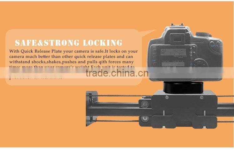 Photography mini equipment with 360 degree rotating tripod head mount for DSLR video cameras