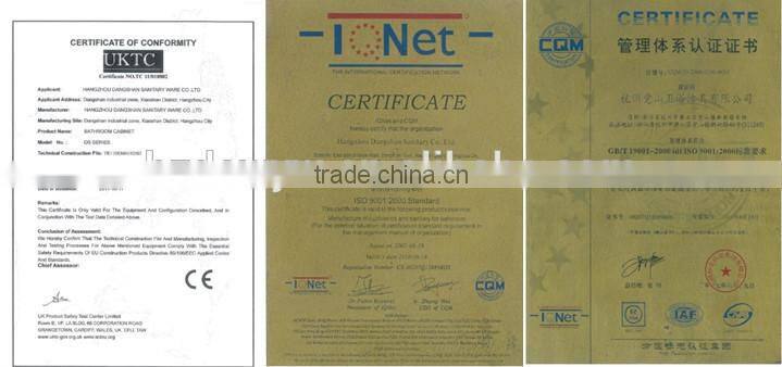 glass bathroom sink with two drawers