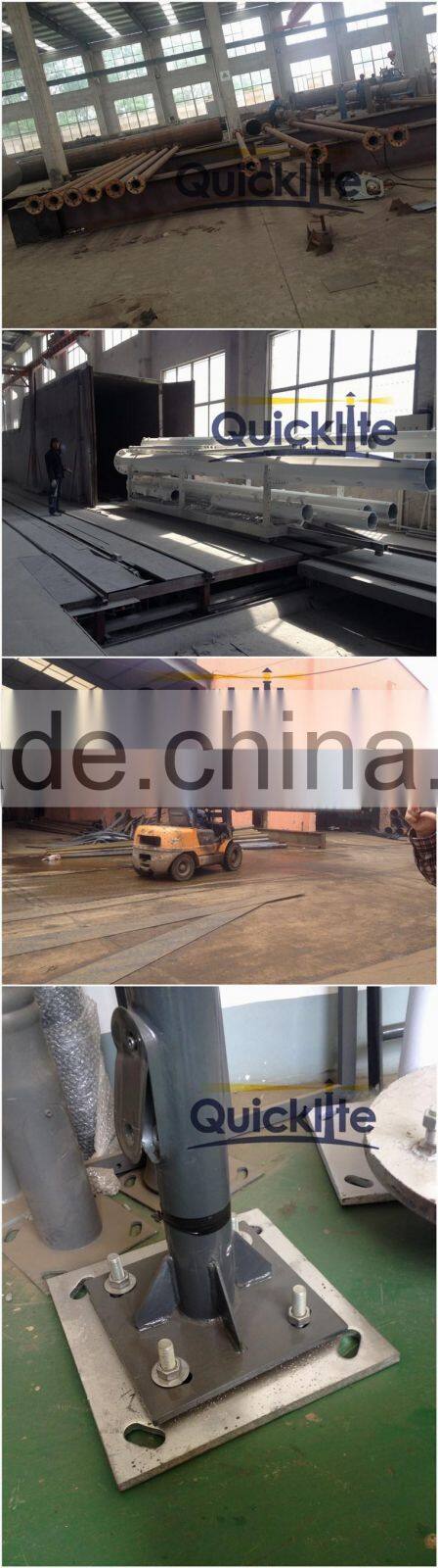 high quality steel pole street light pole galvanized lamp pole