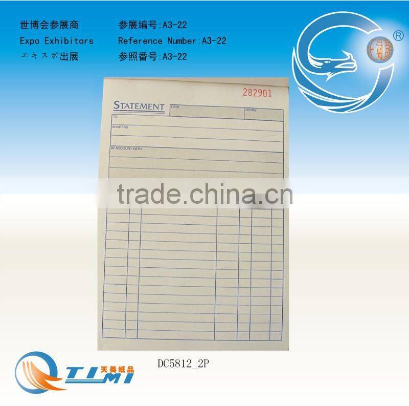 Statement book business forms Sales Order Book Job Work Order Book
