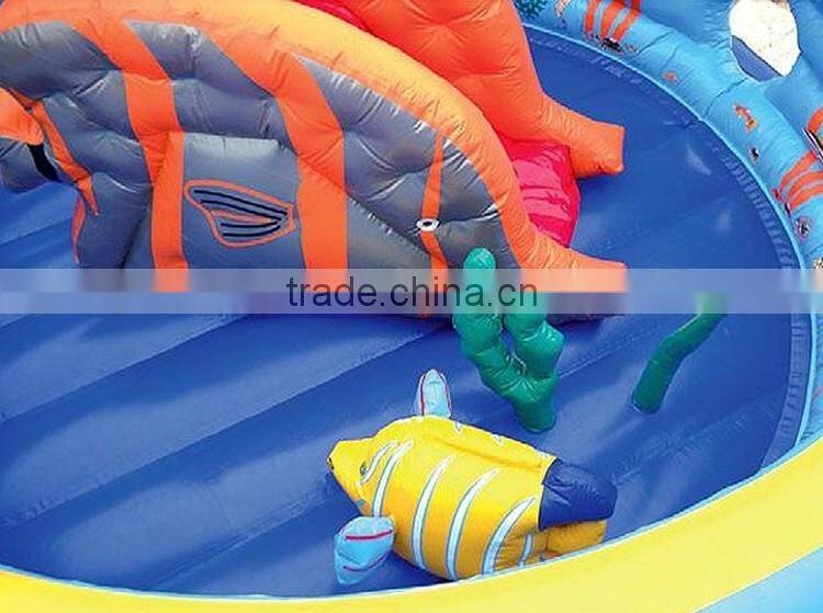 sea world bouncing castle inflatable for toddler,fish inflatable jumping castle big inflatable bouncer castle for kids