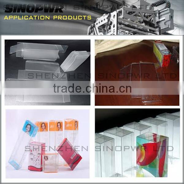 High Frequency soft crease PVC PET box making machine