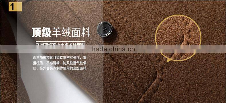 The spring and autumn period and the new men's windbreaker business men's wear brand cashmere cloth coat