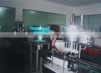 Automatic inline straight capping machine