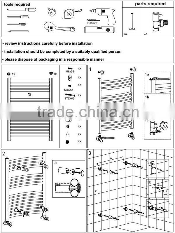 Wall Hanging low-carbon steel Bathroom accessories hardware accessory towel warmer R07