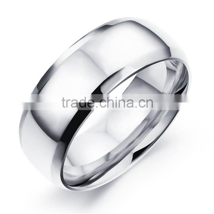 2016 silver plated jewelry gold plain ring