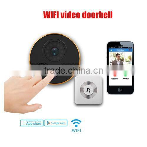 remote monitoring wifi video door phone snap a picture or record a video with the TF/SD card up to 64GB extended