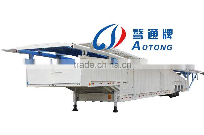 6-8 units SUVs loaing capacity 2 axles car transport trailer sale