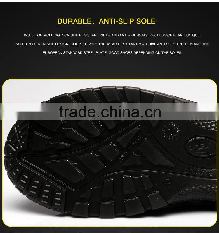 cheapest men's brand steel toe industrial safety shoes china factory