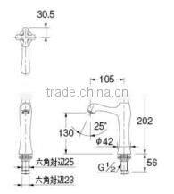 Faucet handle create an stmosphere of relax KAKUDAI