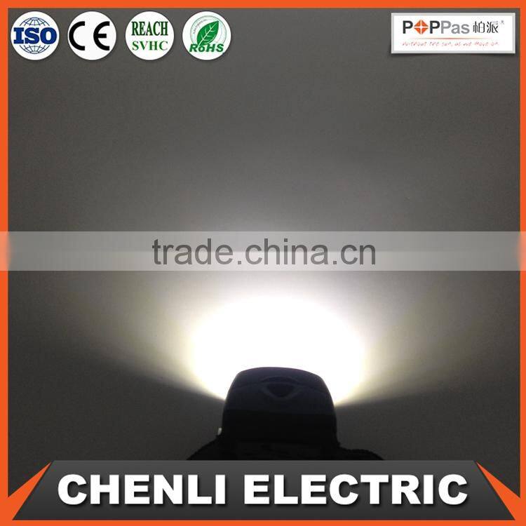 POPPAS T11 AAA operated 3W COB high outdoor waterproof running camping walking led headlamp