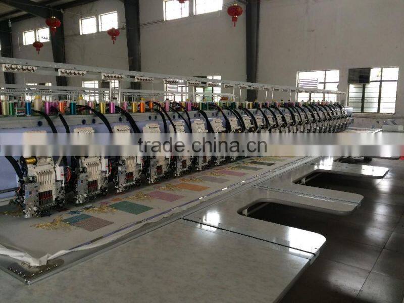 12 heads towel embroidery machine
