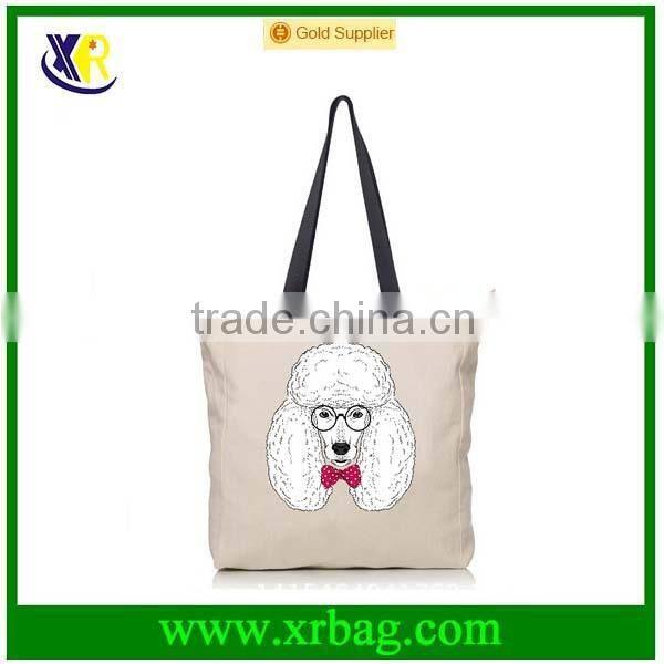 Cotton Tote Bag With Heat Transfer Printing Shopping Bag