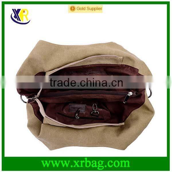 fashion washed canvas tote bag for women