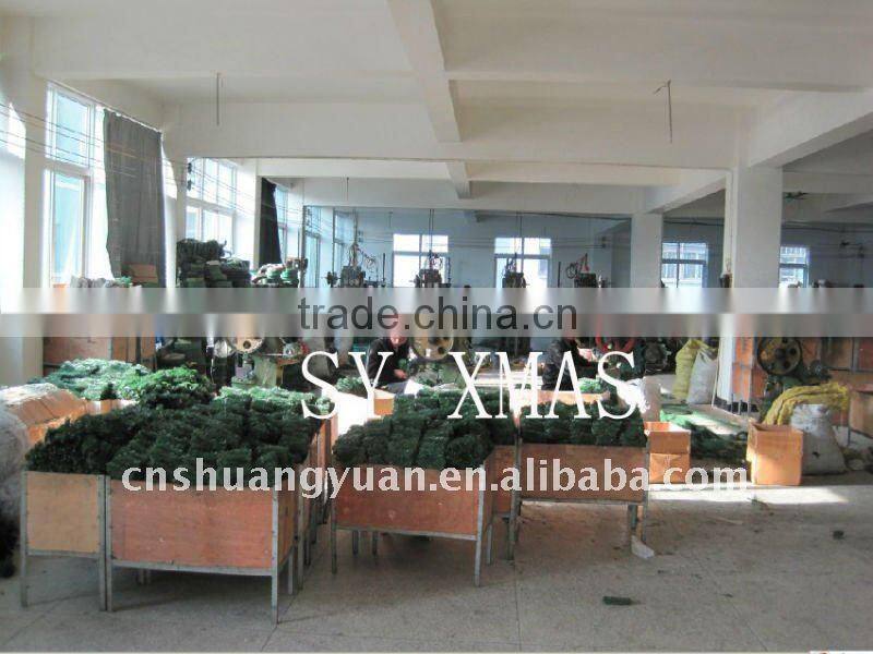 Outdoor PVC decorative christmas garland,christmas decoration