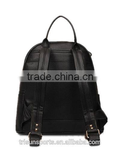 Promotion hard laptop school leather backpack , travel bags