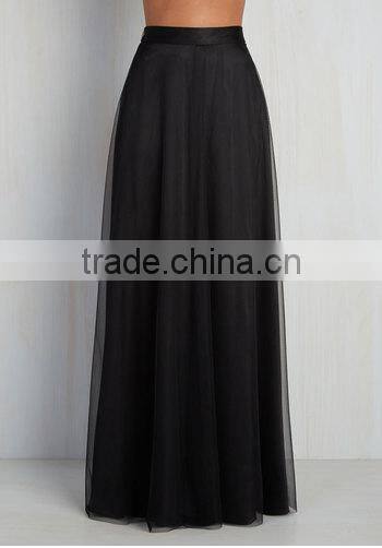 Hot selling adult long maxi tutu skirt for women