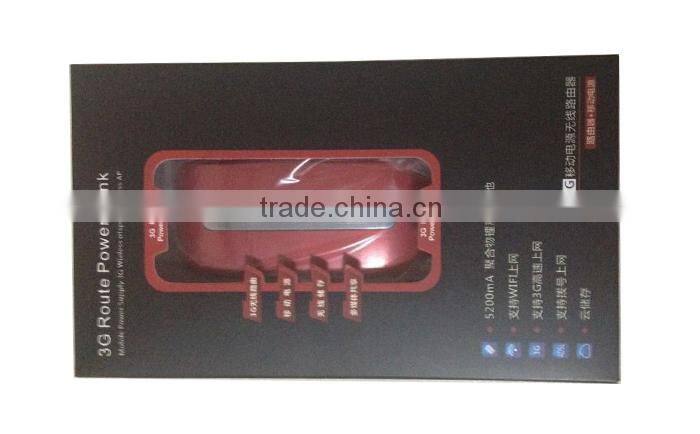 New design wireless router Universal cell WIFI 3G power bank