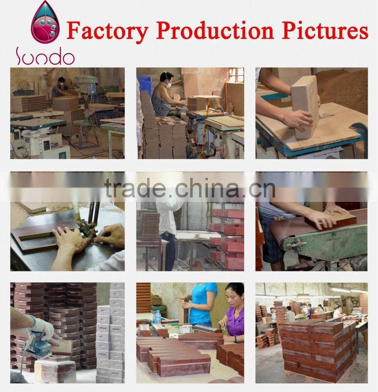 elegant wooden jewelry bust for necklace purple