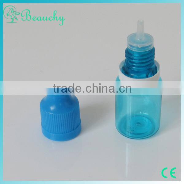 2015 China alibaba 10ml multicolor PET bottles with tamper proof and children proof cap