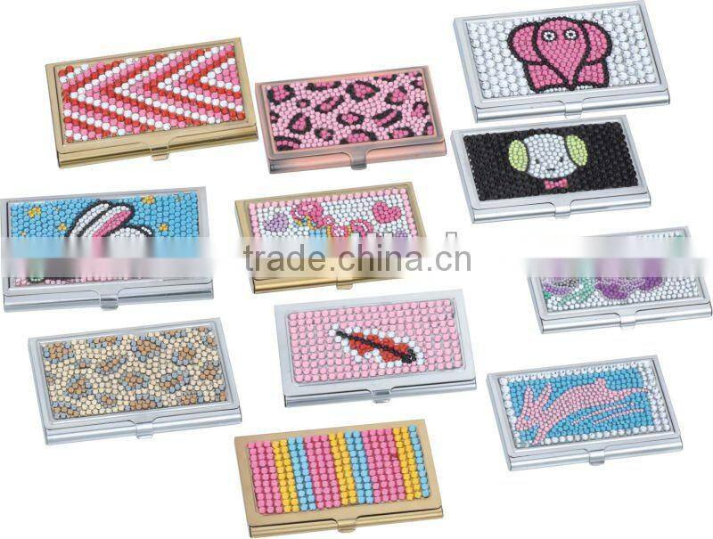 bling diamond business card holder for promotional