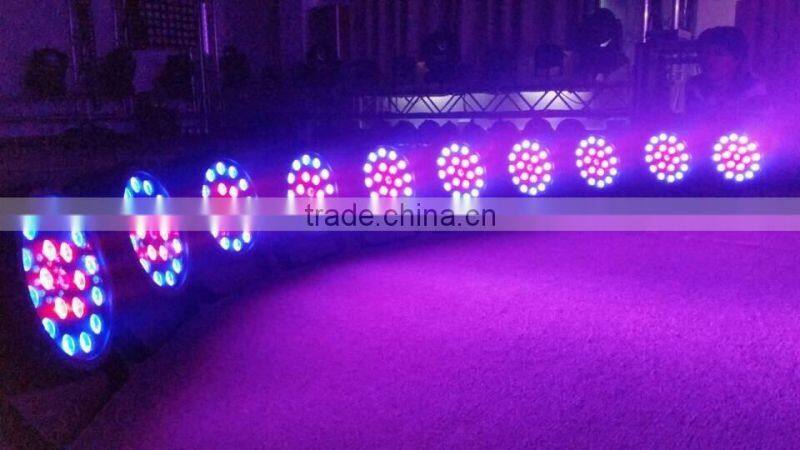 dmx disco lights led stage show lighting LED EIF Par-19(4in1) with 3 rings control